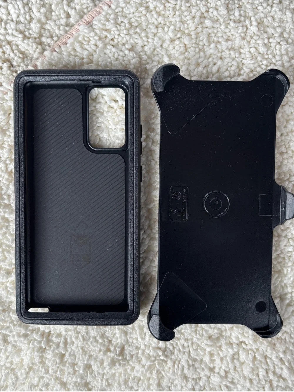 Samsung Galaxy note 20 ultra Black phone case and clip ✅✅🔥🔥